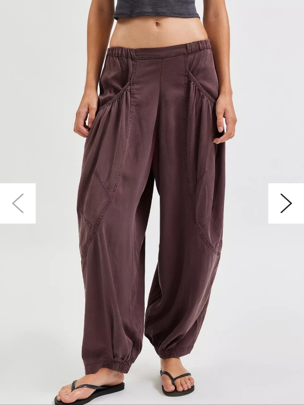 BDG Em 100% Lyocell Pocket Pant - Prune/Plum XS. New